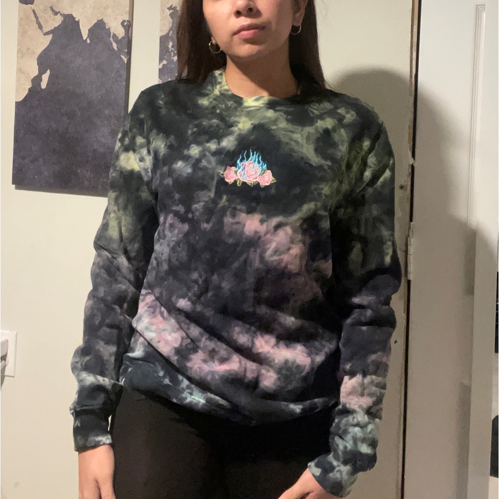 Tie-dye sweater
